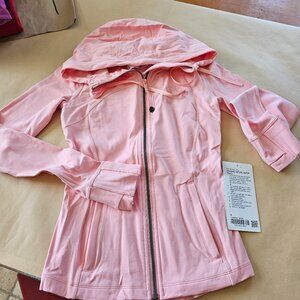 Lululemon Hooded Define Jacket Nulu, Pink, Size 4